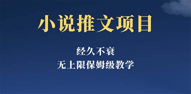 经久不衰的小说推文项目，单号月5-8k，保姆级教程，纯小白都能操作-知一项目网