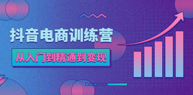 抖音电商训练营：从入门到精通，从账号定位到流量变现，抖店运营实操-知一项目网