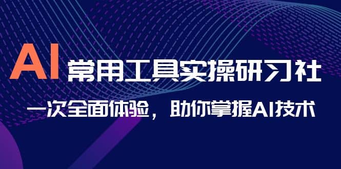 AI-常用工具实操研习社，一次全面体验，助你掌握AI技术-知一项目网