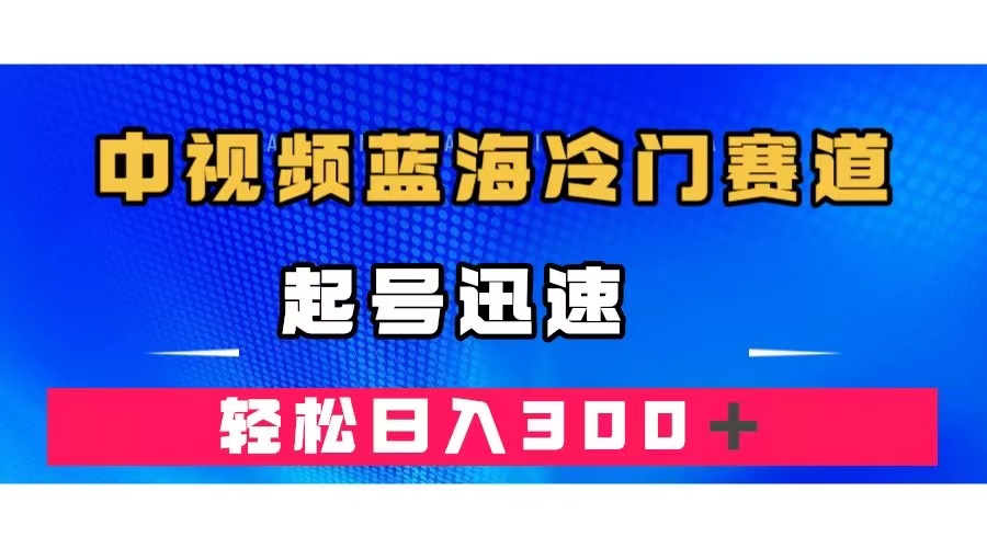 中视频蓝海冷门赛道，韩国视频奇闻解说，起号迅速，日入300＋-知一项目网