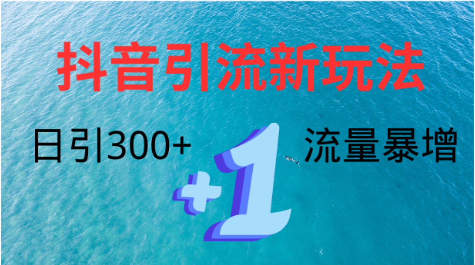 创业粉高效引流，抖音工具号玩法4.0，日引300+-知一项目网